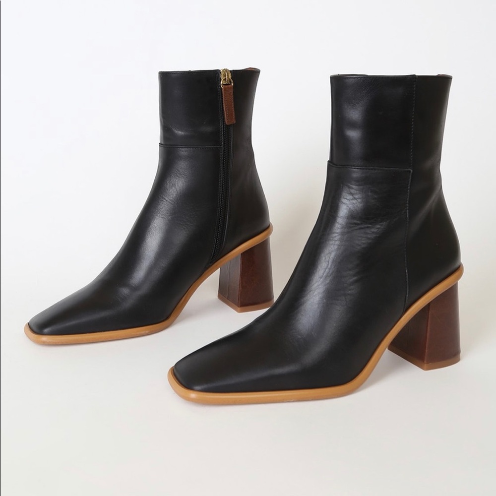 Vintage Leather Ankle Boots